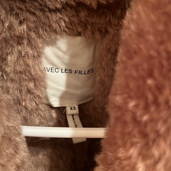 Avec les filles suede Sherpa coat - Picture 3 of 4